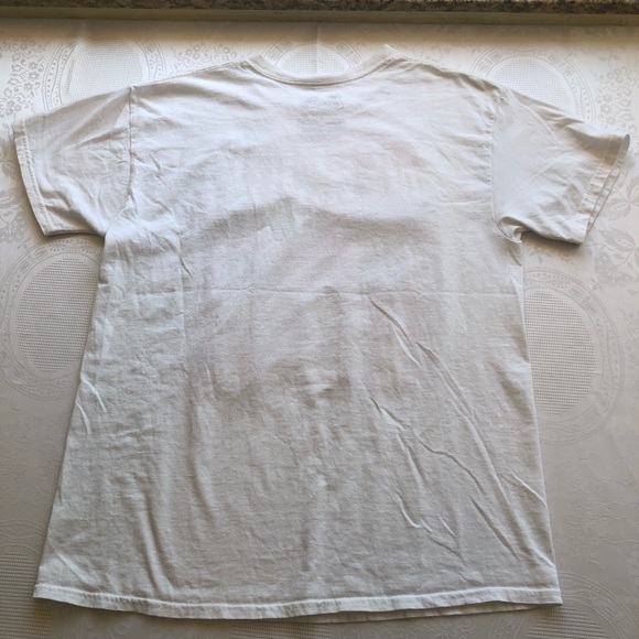 Barbie Women’s Size L White Raised Graphic Printed Shirt Weekend Vibes Casual - Picture 8 of 16